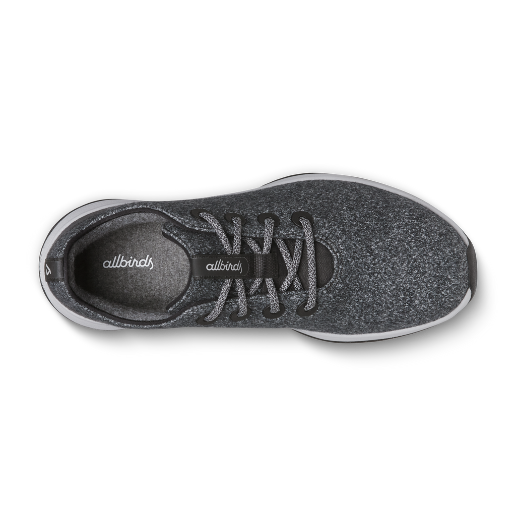 Women's Wool Runner NZ Waterproof - Dark Grey (Light Grey Sole)